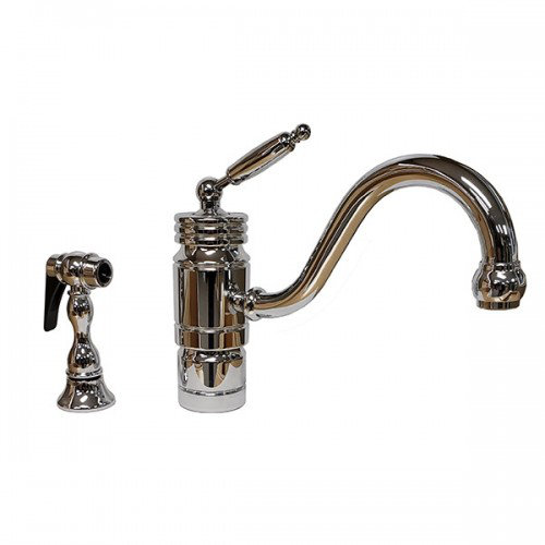 Harrington Brass Works Cambridge Kitchen Faucet with Side Spray Wayfair